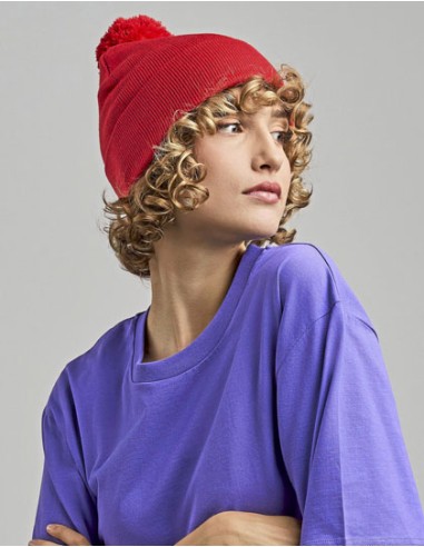 ATL-WIPO-Wind-S Beanie with Pompom
